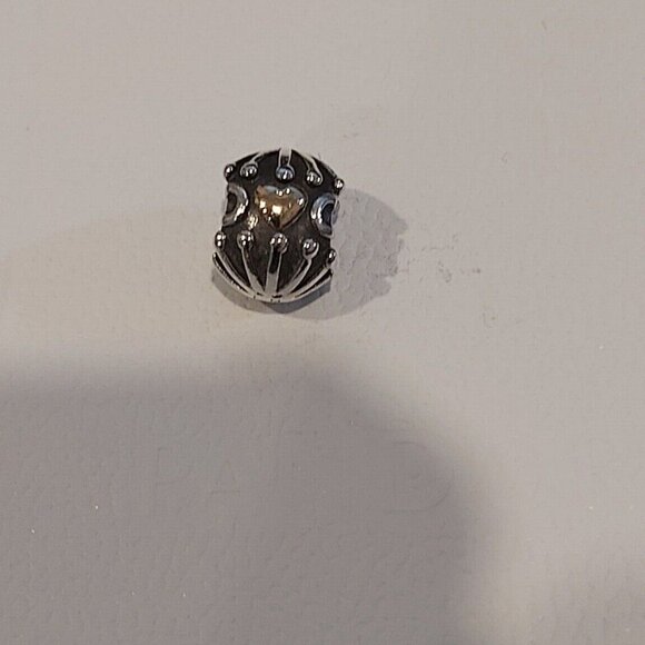 Authentic PANDORA *RETIRED* Love & Hugs w/14k gold bead charm 790430 - Picture 6 of 7